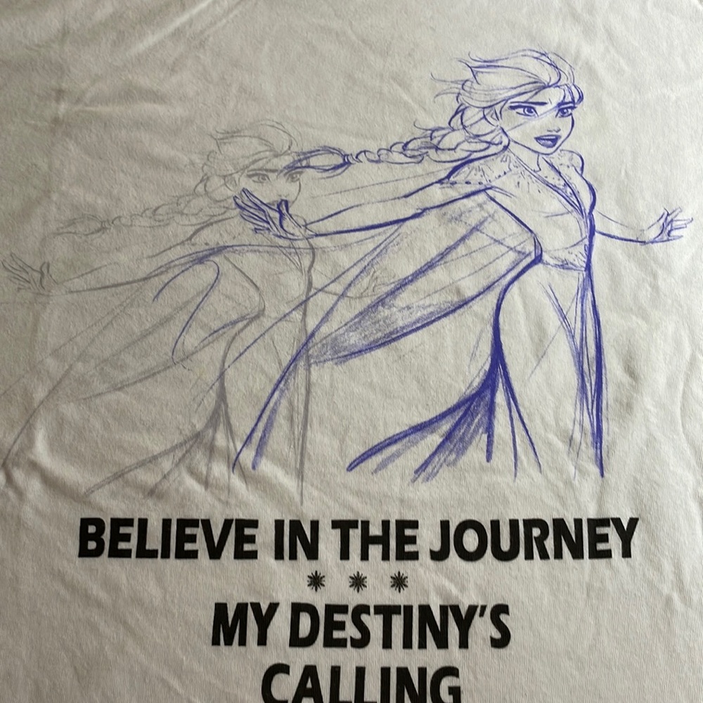 ALL COTTON UNIQLO DISNEY ‘ELSA’ T SHIRT NWOT (XXL)